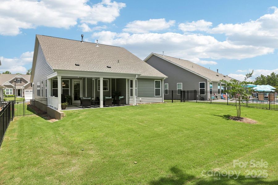 Front exterior of a new home in Handsmill on Lake Wylie, York, SC, highlighting curb appeal (Image 1).