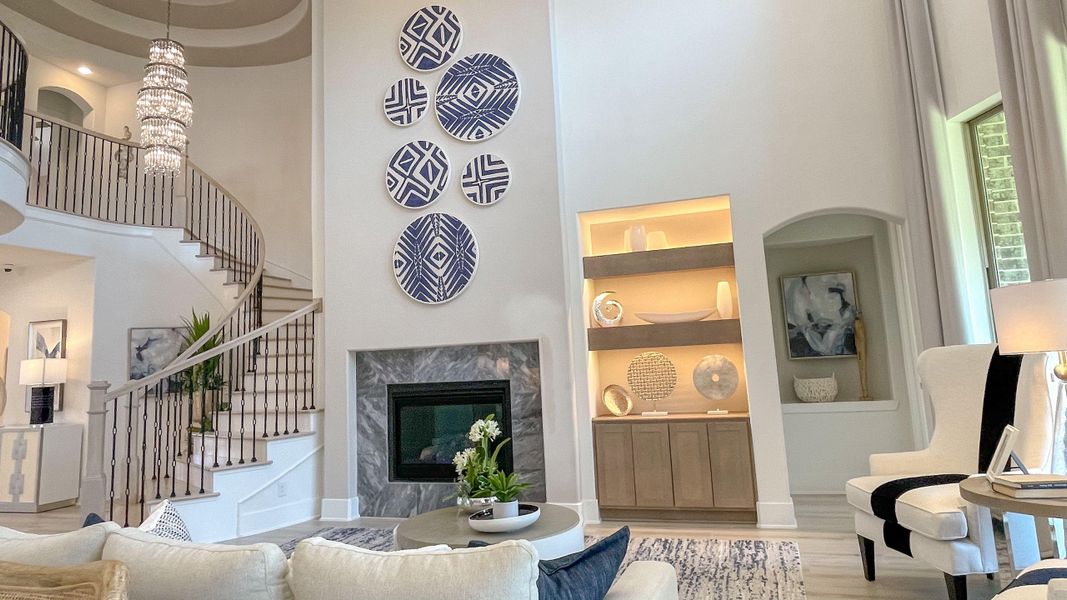 Furnished interior view inside a new home in Jordan Ranch, Katy (Image 13).