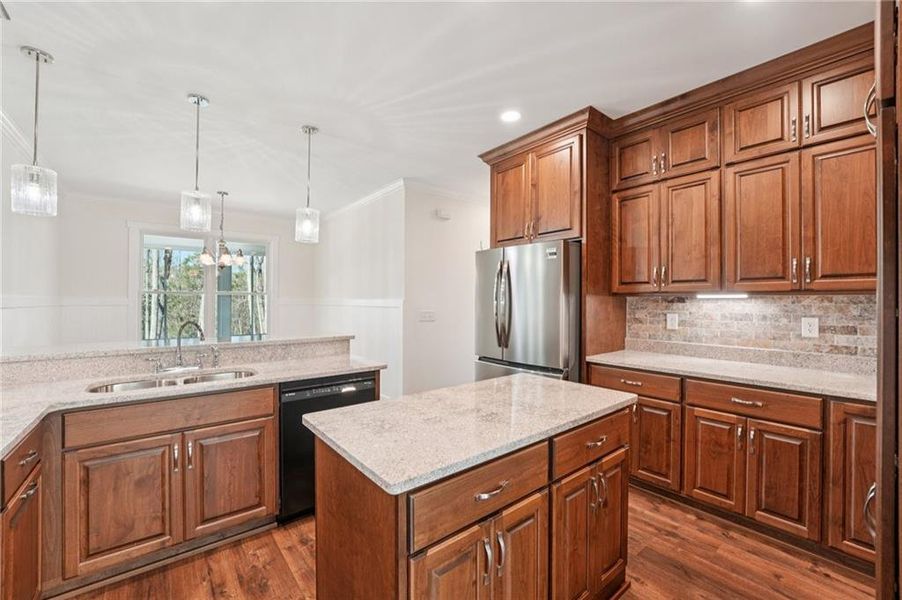Furnished interior view inside a new home in , Canton (Image 12).