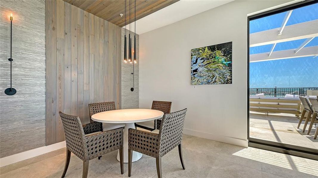 Furnished interior view inside a new home in , Sarasota (Image 35).