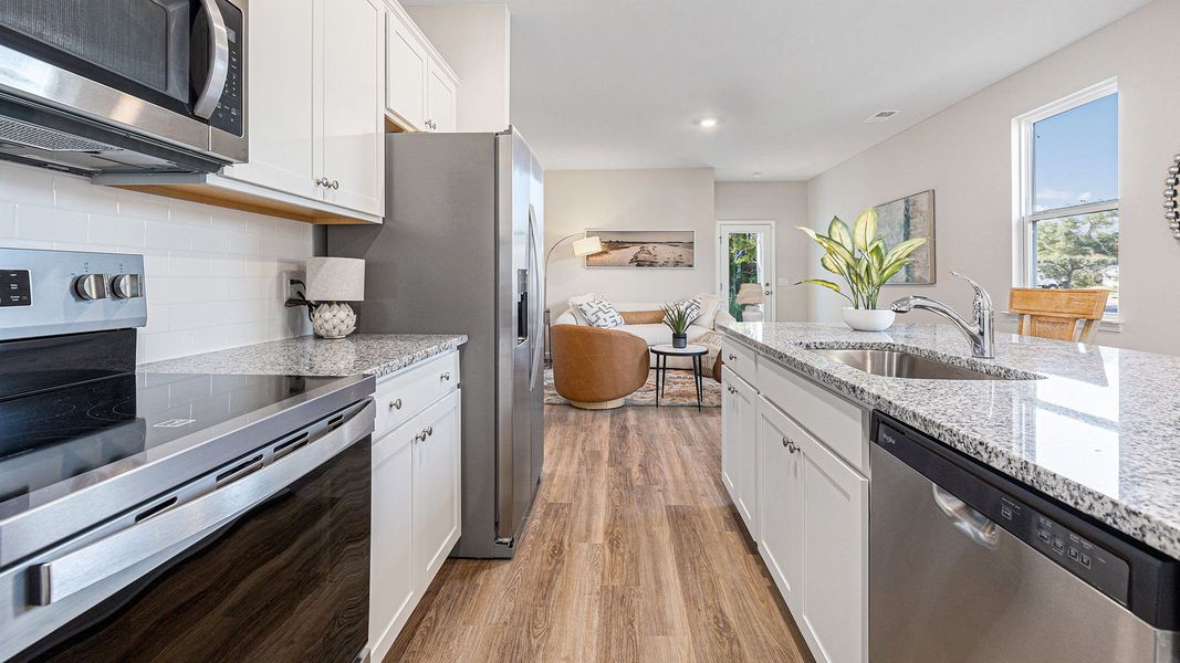 Furnished interior view inside a new home in South Island Landing, Georgetown (Image 6).