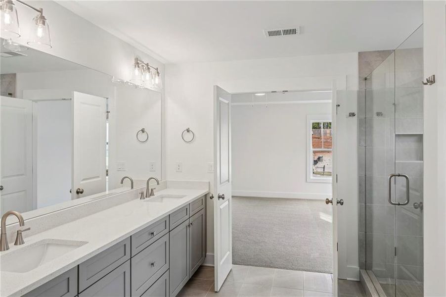Furnished interior view inside a new home in , Decatur (Image 4).