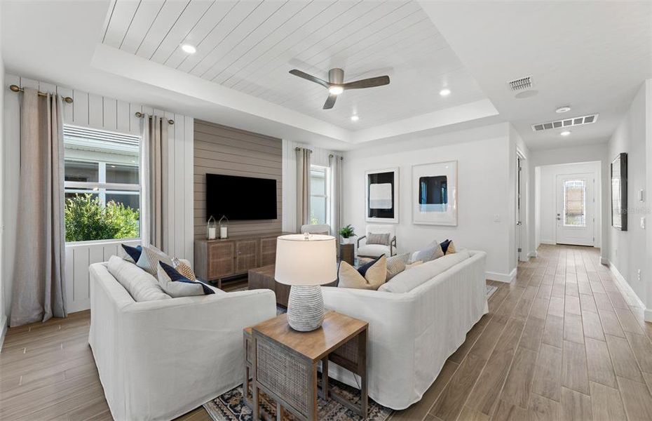 Furnished interior view inside a new home in , Nokomis (Image 8).