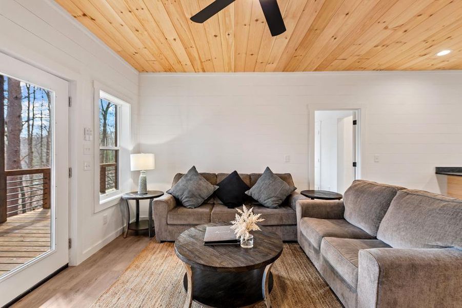 Furnished interior view inside a new home in , Morganton (Image 47).