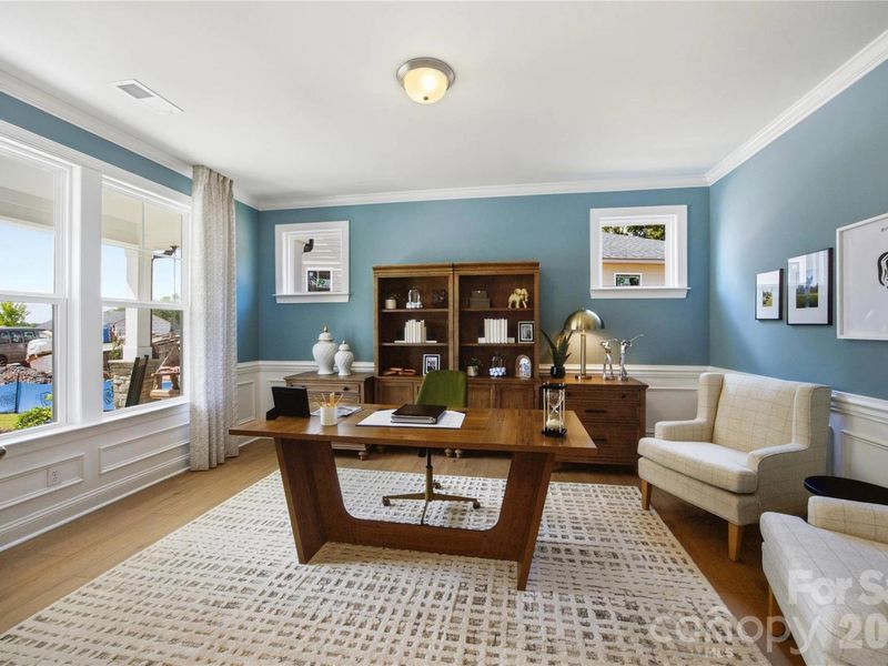 Furnished interior view inside a new home in Enclave at Belmont, Belmont (Image 5).