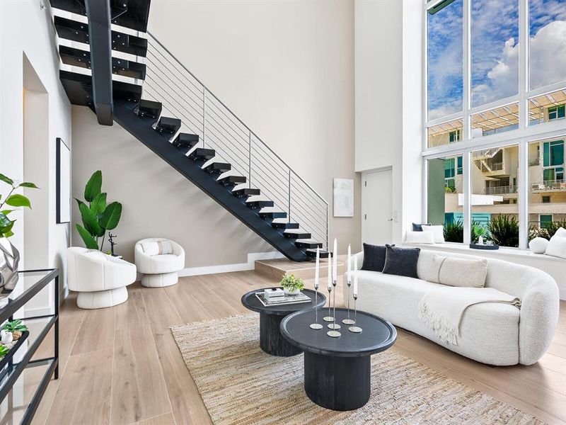 Furnished interior view inside a new home in , Sarasota (Image 53).