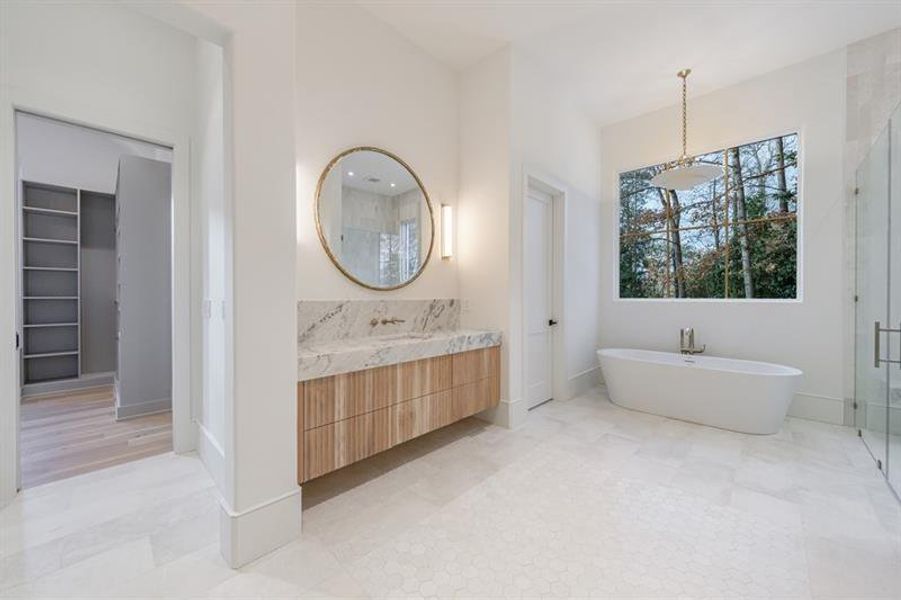 Furnished interior view inside a new home in , Atlanta (Image 19). Furnished interior view inside a new home in , Atlanta (Image 19).