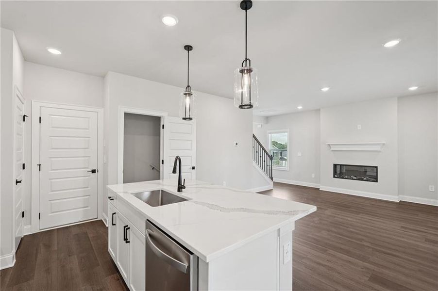 Furnished interior view inside a new home in Hemingway - Reserve Series, Cumming (Image 13).