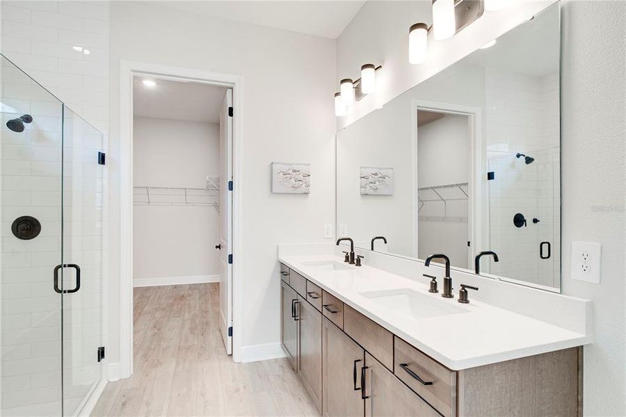 Furnished interior view inside a new home in , Kissimmee (Image 16).