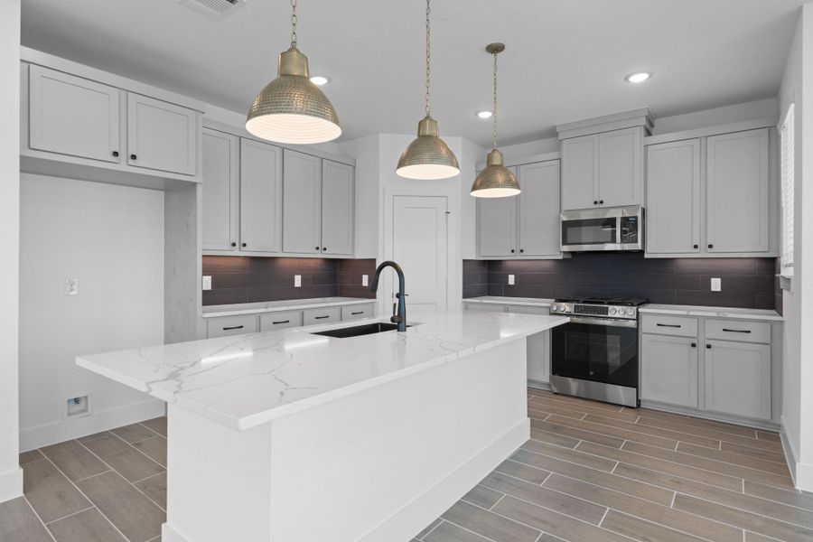 Furnished interior view inside a new home in Sienna, Missouri City (Image 8). Furnished interior view inside a new home in Sienna, Missouri City (Image 8).