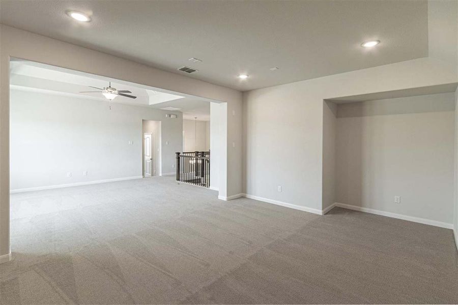 Representative unfurnished interior of a home built from the Brennan by Pacesetter Homes in Timberbrook, Justin (Image 20).