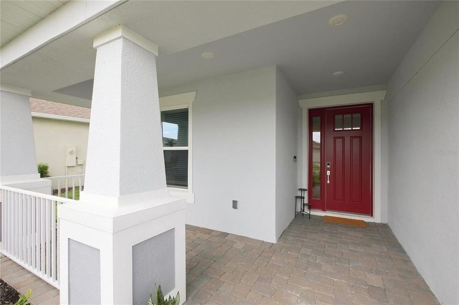 Exterior details and patio area of a home in The Cove at West Port, Port Charlotte (Image 28). Exterior details and patio area of a home in The Cove at West Port, Port Charlotte (Image 28).