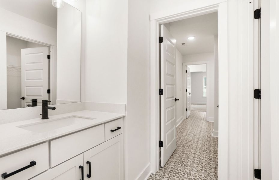 Furnished interior view inside a new home in Durham Farms, Hendersonville (Image 17).