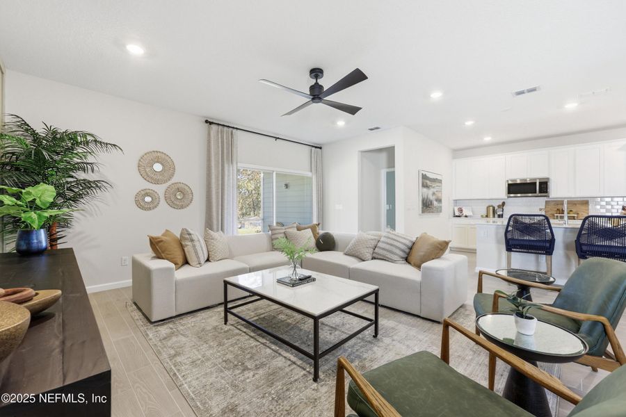 Furnished interior view inside a new home in , Green Cove Springs (Image 20). Furnished interior view inside a new home in , Green Cove Springs (Image 20).