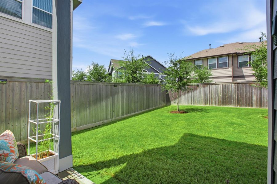 Exterior details and patio area of a home in , Cypress (Image 27).