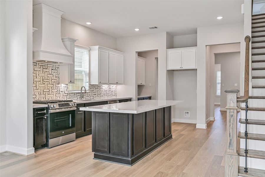 Furnished interior view inside a new home in Pearland Old Townsite, Pearland (Image 12).