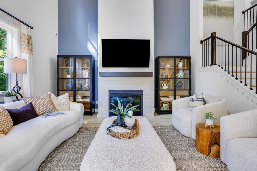 Furnished interior view inside a new home in Reserve at Hickory Walk, Kennesaw (Image 13).