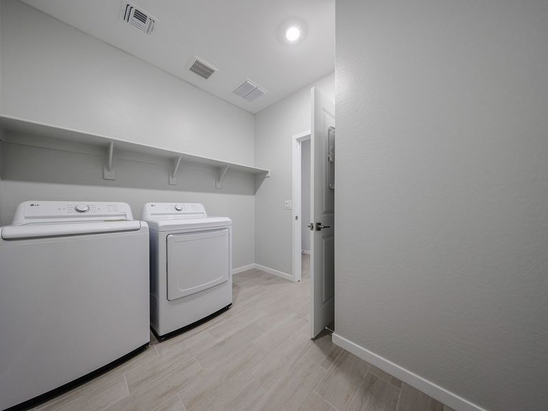 A room with white appliances. A room with white appliances.