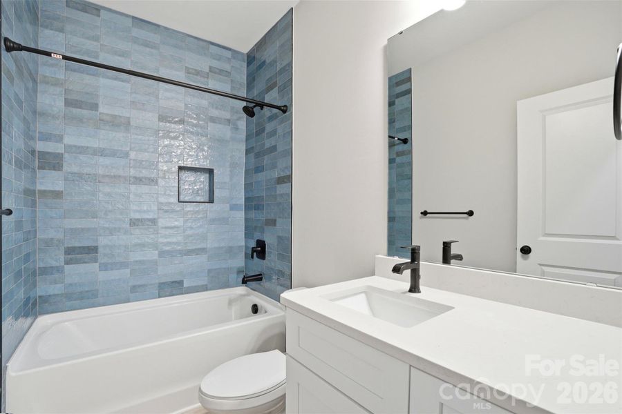 Furnished interior view inside a new home in , Charlotte (Image 19). Furnished interior view inside a new home in , Charlotte (Image 19).