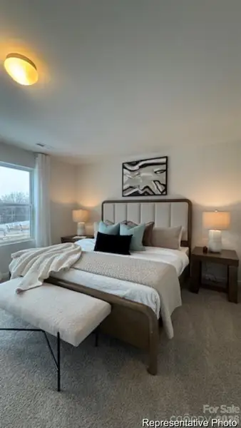 Furnished interior view inside a new home in Clark Village Townhomes, Charlotte (Image 5).