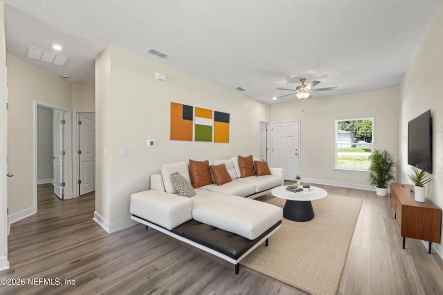 Furnished interior view inside a new home in , Jacksonville (Image 9).
