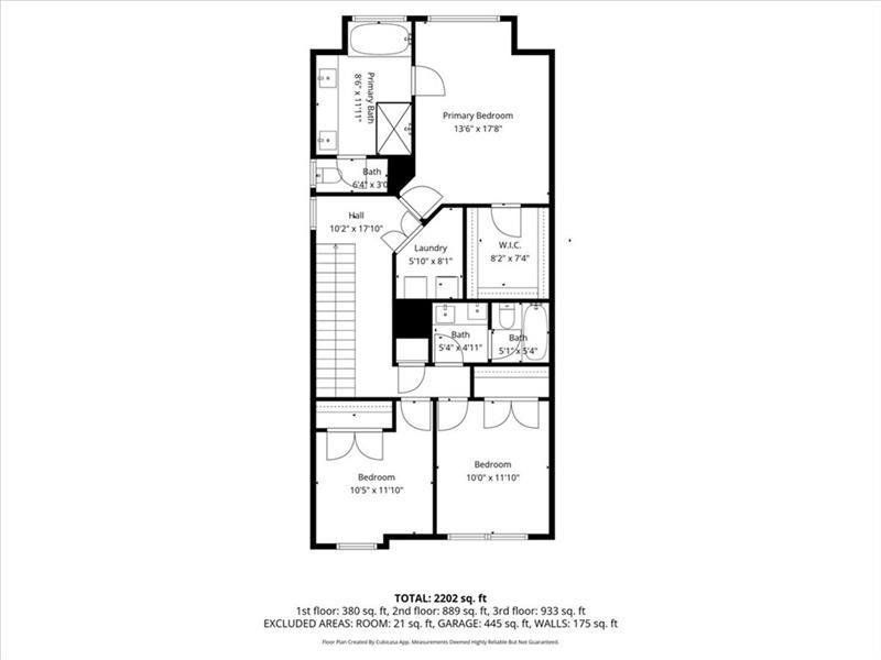 2D floor plan layout of this home in , Roswell, GA (Image 25).
