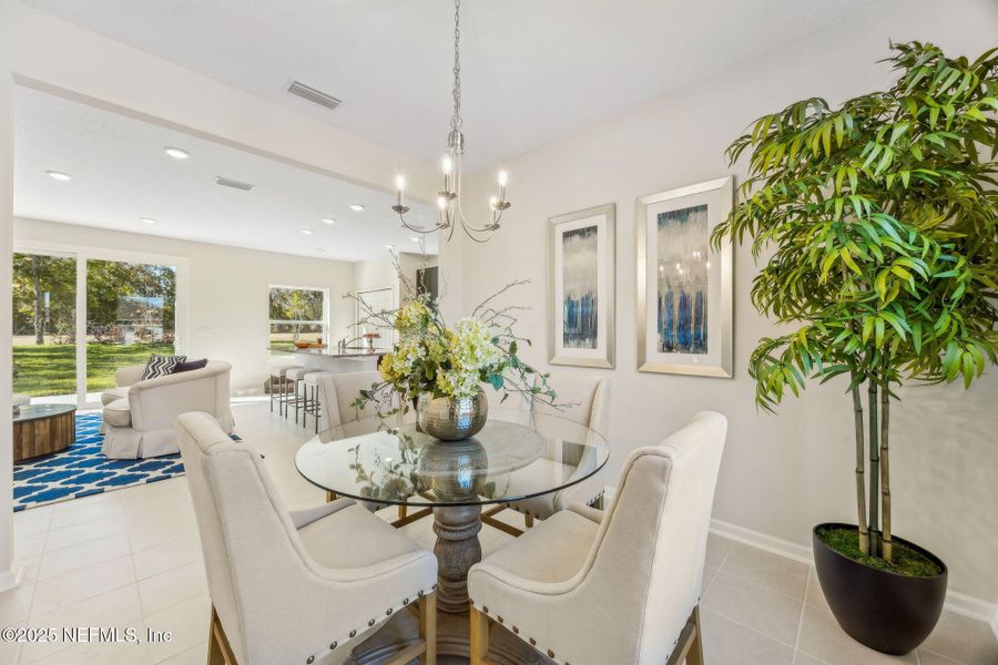 Furnished interior view inside a new home in , Jacksonville (Image 12). Furnished interior view inside a new home in , Jacksonville (Image 12).