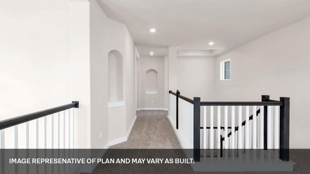 Spacious, unfurnished interior of a new home in Rosenbusch Ranch, Leander (Image 27). Spacious, unfurnished interior of a new home in Rosenbusch Ranch, Leander (Image 27).