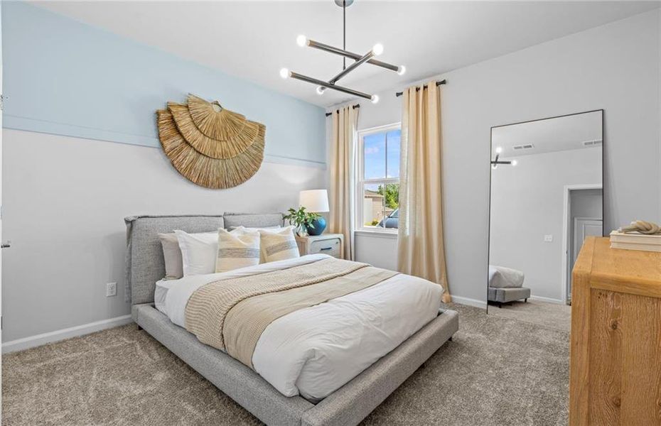 Furnished interior view inside a new home in Avery Ridge, Gainesville (Image 14).