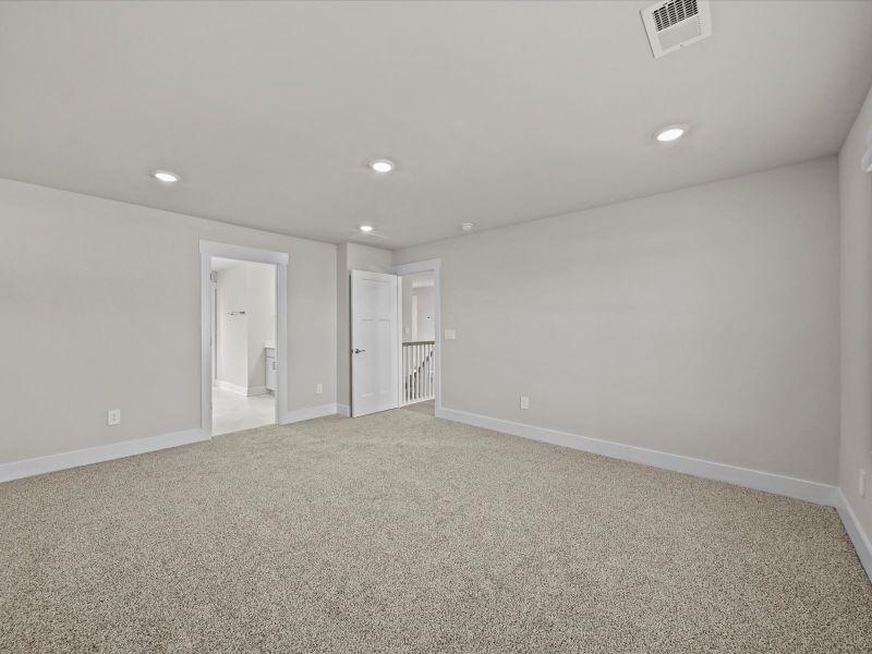 Spacious, unfurnished interior of a new home in Cedar Shoals - Signature Collection, Piedmont (Image 17). Spacious, unfurnished interior of a new home in Cedar Shoals - Signature Collection, Piedmont (Image 17).