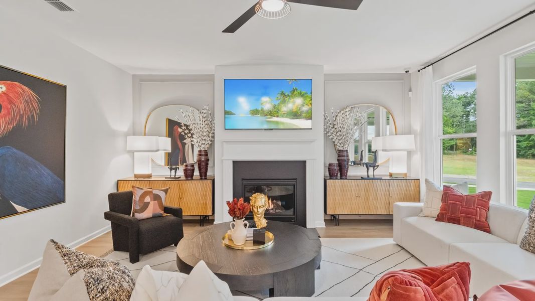 Furnished interior view inside a new home in Hamilton Lakes, Loganville (Image 17).