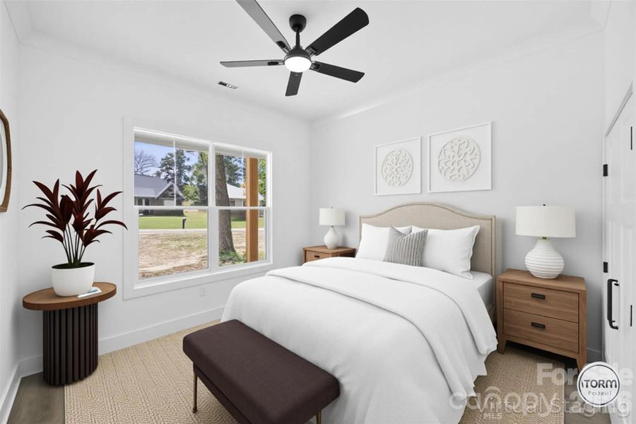 Furnished interior view inside a new home in , Landis (Image 11).