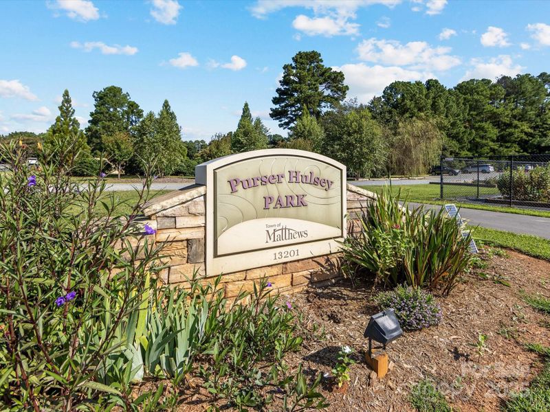 Located near Purser-Hulsey Park