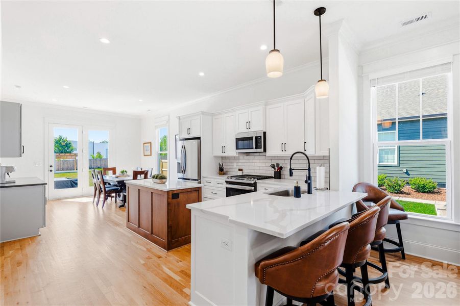 Furnished interior view inside a new home in , Belmont (Image 31).