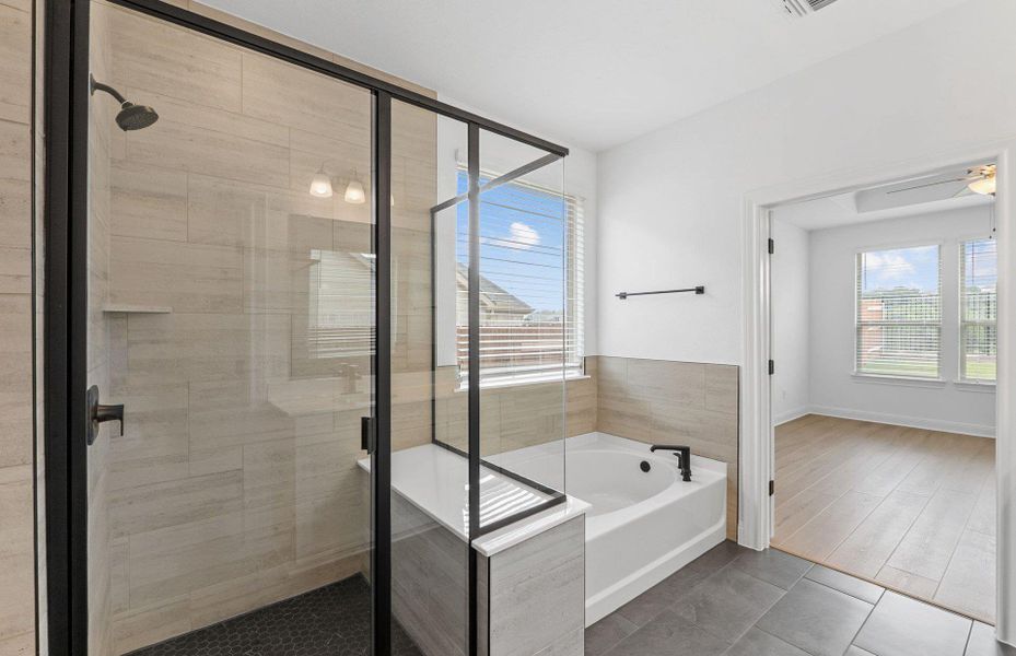 Furnished interior view inside a new home in West Cypress Hills, Spicewood (Image 5).