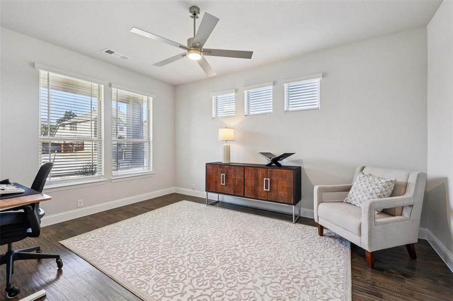 Furnished interior view inside a new home in Mockingbird Heights, Midlothian (Image 8).