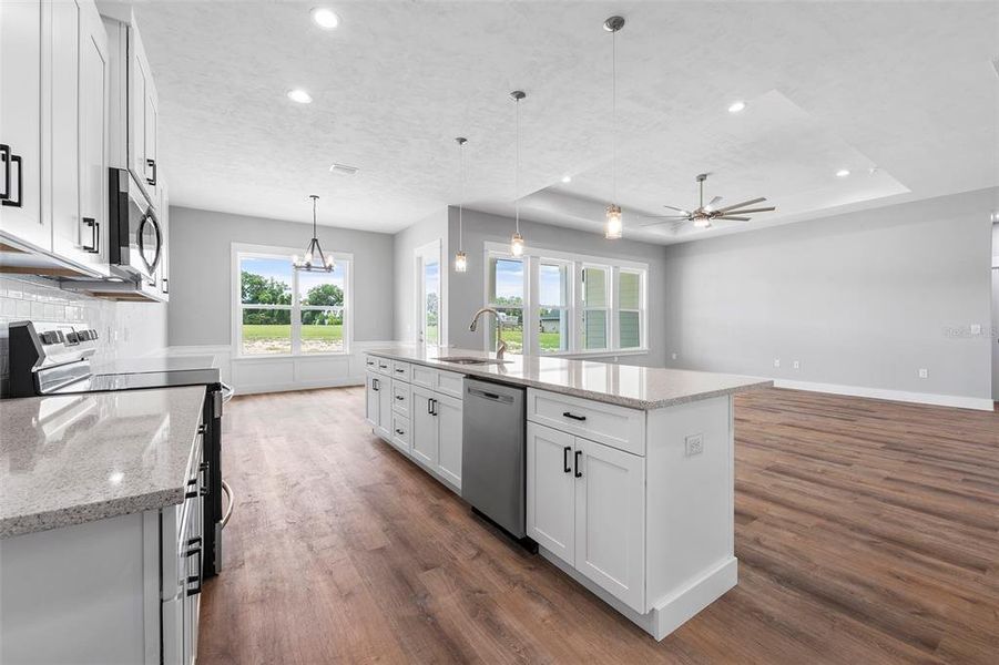Furnished interior view inside a new home in , Lake City (Image 8).
