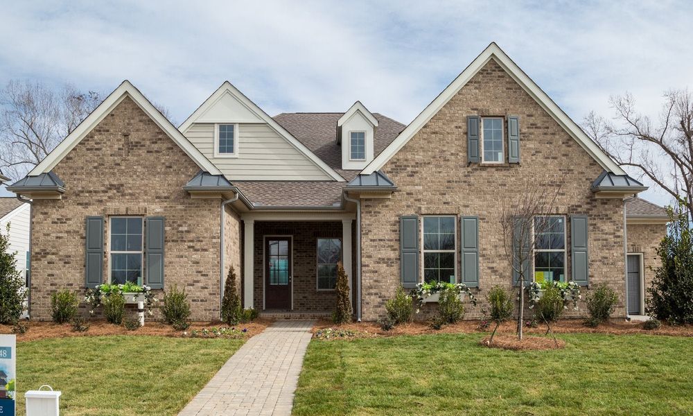 Representative exterior photo of a completed home built from the Santa Fe Ranch by Classica Homes in Arden Mill, Fort Mill, SC (Image 27).