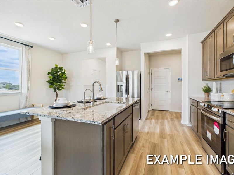 Furnished interior view inside a new home in Agave, San Antonio (Image 16).