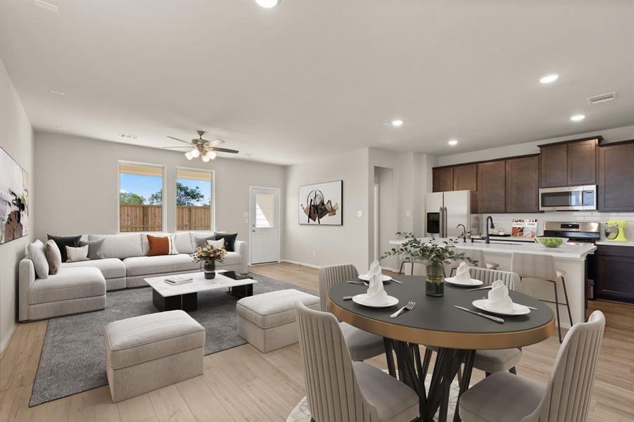 This home boasts a spacious open concept layout that combines the best of modern design and comfort for everyday living.