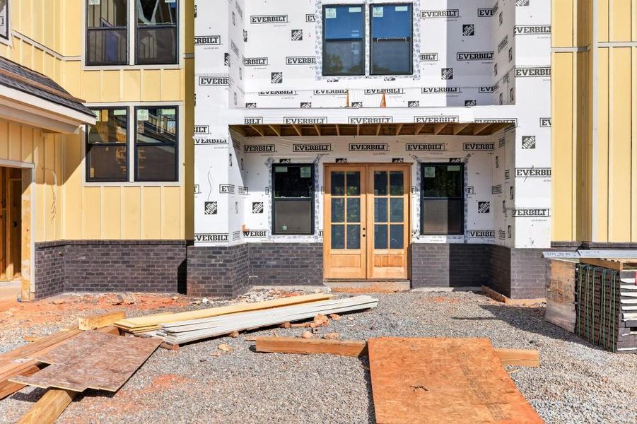 In-progress construction of a new home in , Monticello, GA (Image 29).