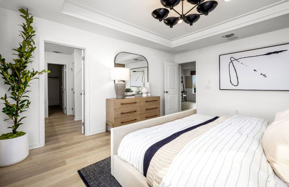 Representative furnished interior of a home built from the Sandalwood by Pulte Homes in Sunfield, Mustang Ridge (Image 18).