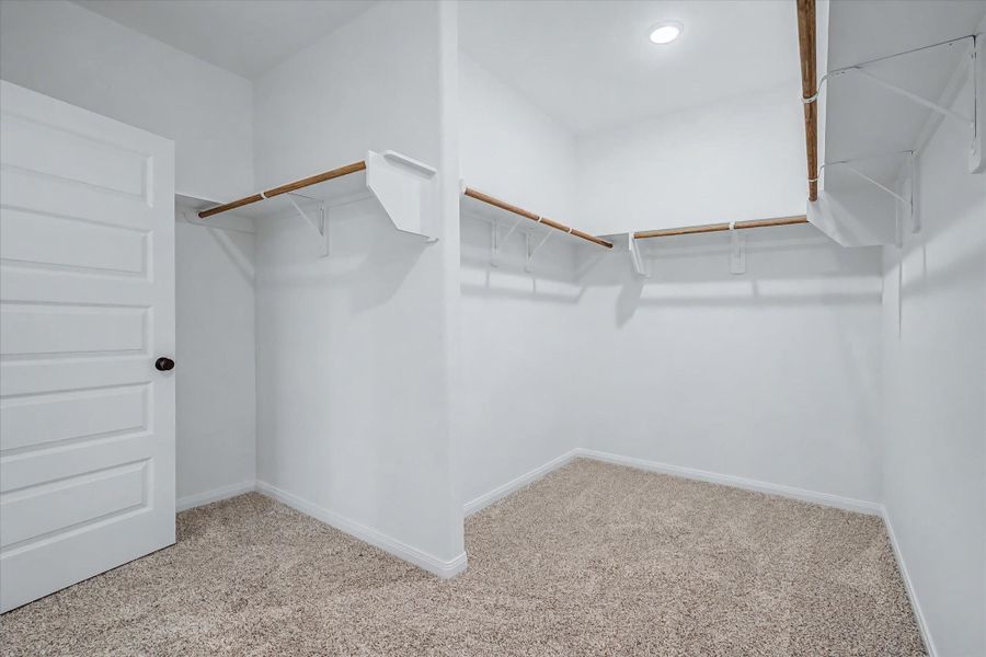 Primary bedroom closet Primary bedroom closet