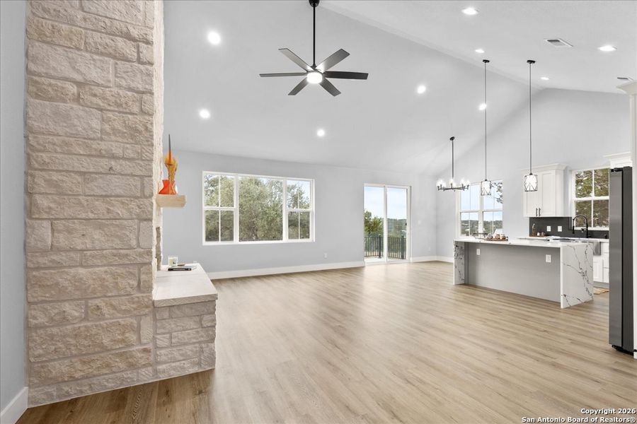 Spacious, unfurnished interior of a new home in , Fischer (Image 15).