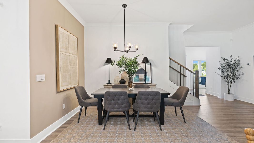 Furnished interior view inside a new home in Adams Glen, Greenville (Image 19).
