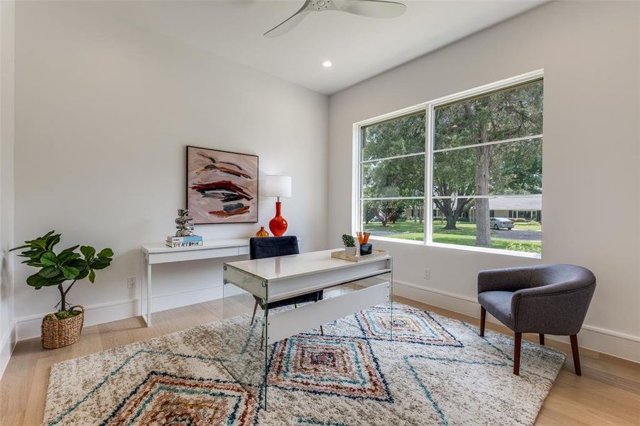 Furnished interior view inside a new home in , Dallas (Image 29).
