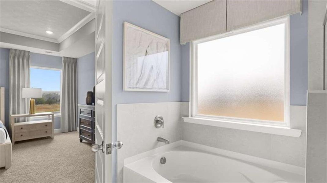 Furnished interior view inside a new home in Evergreen Crossing, Locust Grove (Image 35).