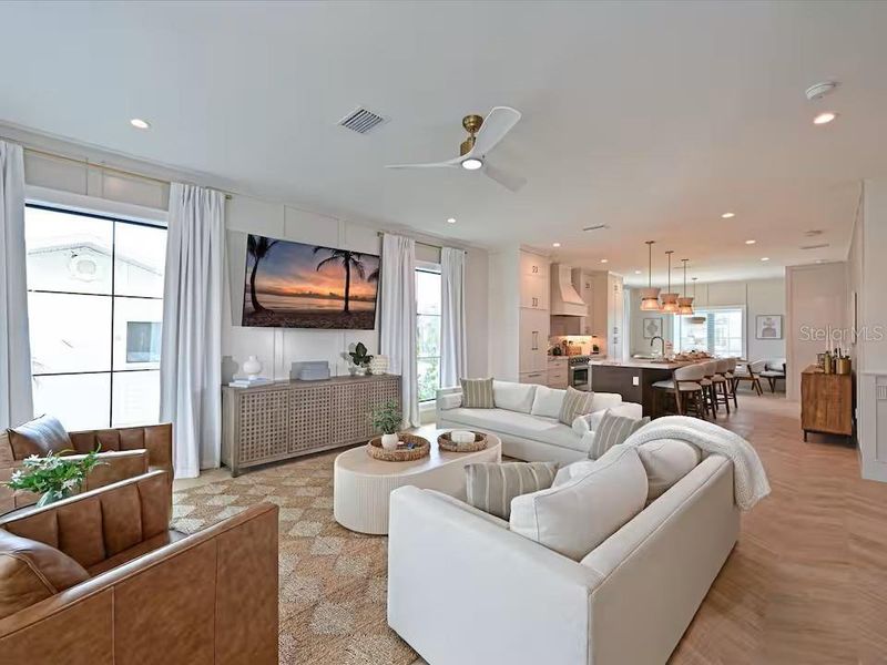 Furnished interior view inside a new home in , Bradenton Beach (Image 14).