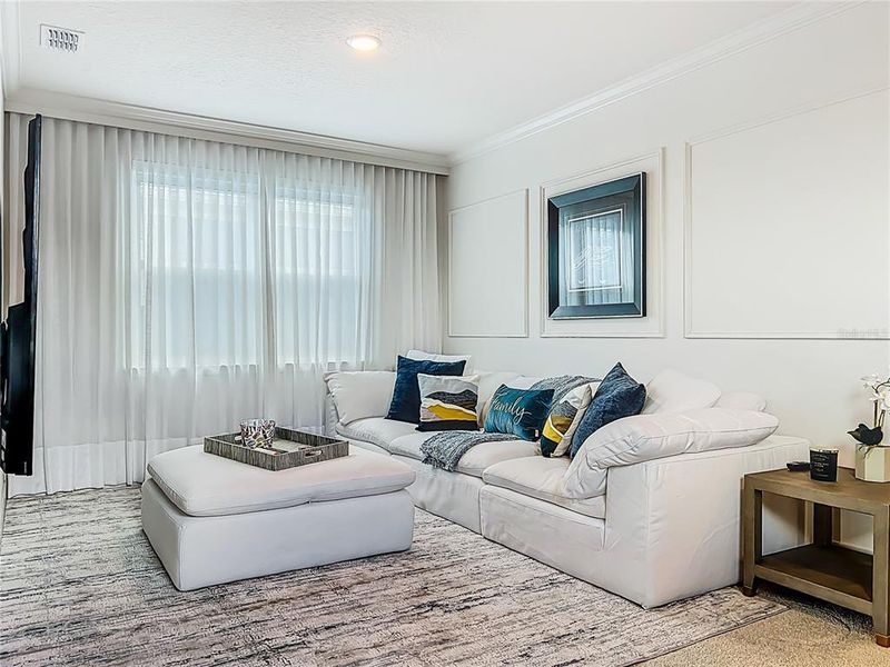 Furnished interior view inside a new home in Summerlake Reserve, Winter Garden (Image 31).