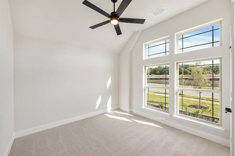 Spacious, unfurnished interior of a new home in Parks at Panchasarp Farms 55-60, Burleson (Image 25).